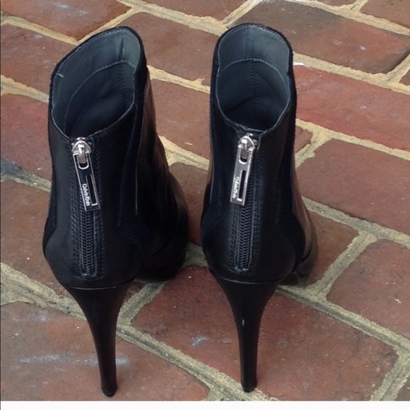 Black Leather & Suede Booties PRICE ⬇️ - Picture 3 of 4